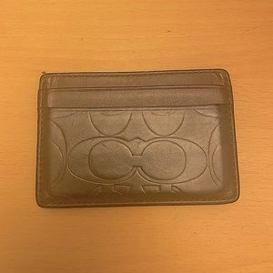 Coach Money Clip / Cardholder Wallet